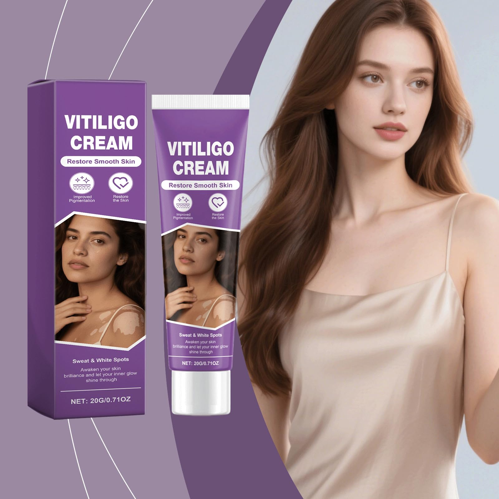 Vitiligo Cream – Natural Skin Pigmentation Support (2-Pack)