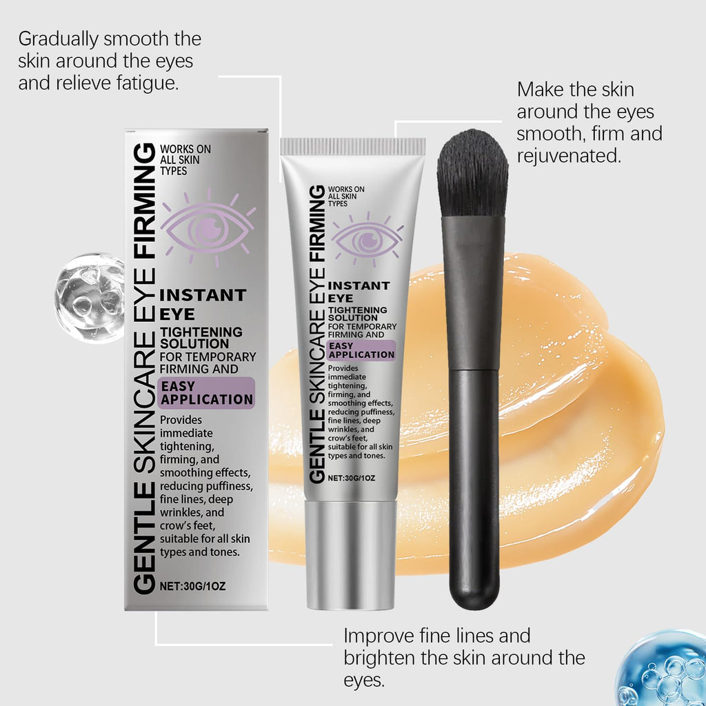 VivaBloom Perfection Eye Tightener with Brush – Instant Firming Eye Cream