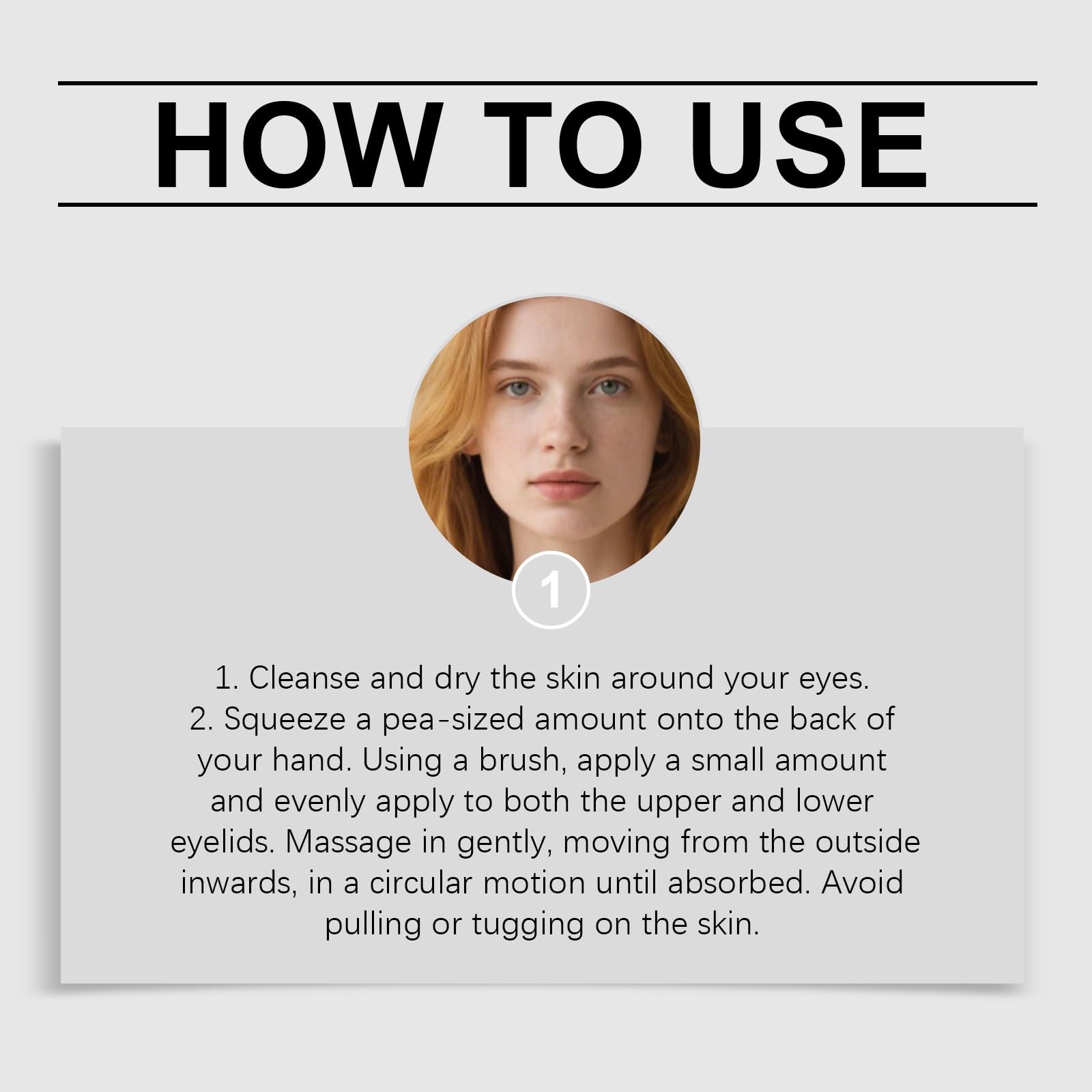 VivaBloom Perfection Eye Tightener with Brush – Instant Firming Eye Cream