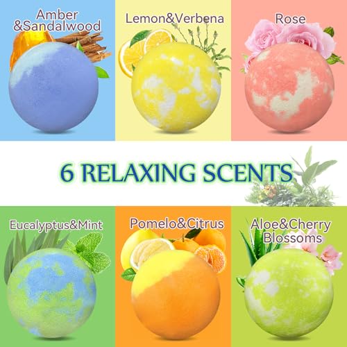 Vivifyrean Bath Bombs for Men | 12-Pack Self-Care Gift Set