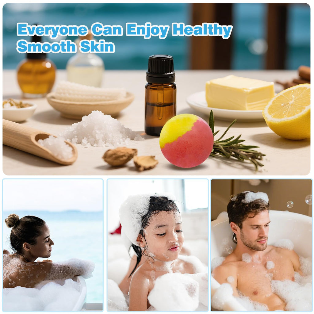 Vivifyrean Bath Bombs for Men | 12-Pack Self-Care Gift Set