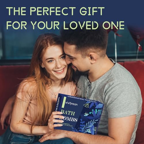 Vivifyrean Bath Bombs for Men | 12-Pack Self-Care Gift Set