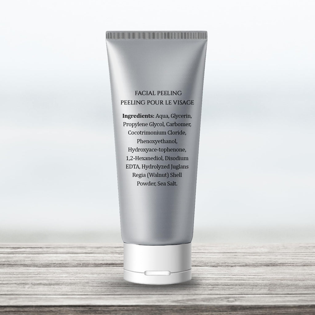 Vivo Per Lei Facial Peeling Gel – Gentle, Non-Abrasive Exfoliator for Sensitive, Dry & Mature Skin (4 x 4.05 oz)