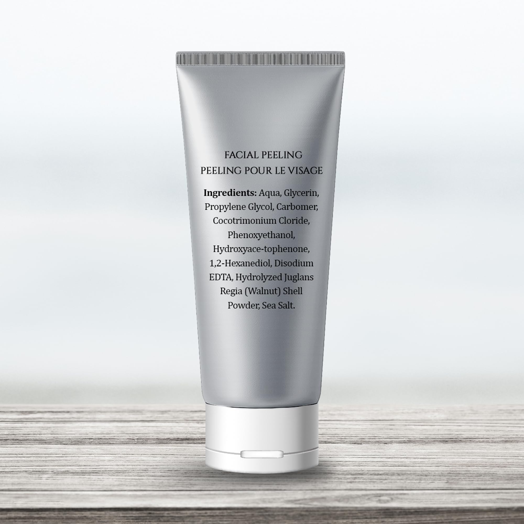 Vivo Per Lei Facial Peeling Gel – Gentle, Non-Abrasive Exfoliator for Sensitive, Dry & Mature Skin (4 x 4.05 oz)