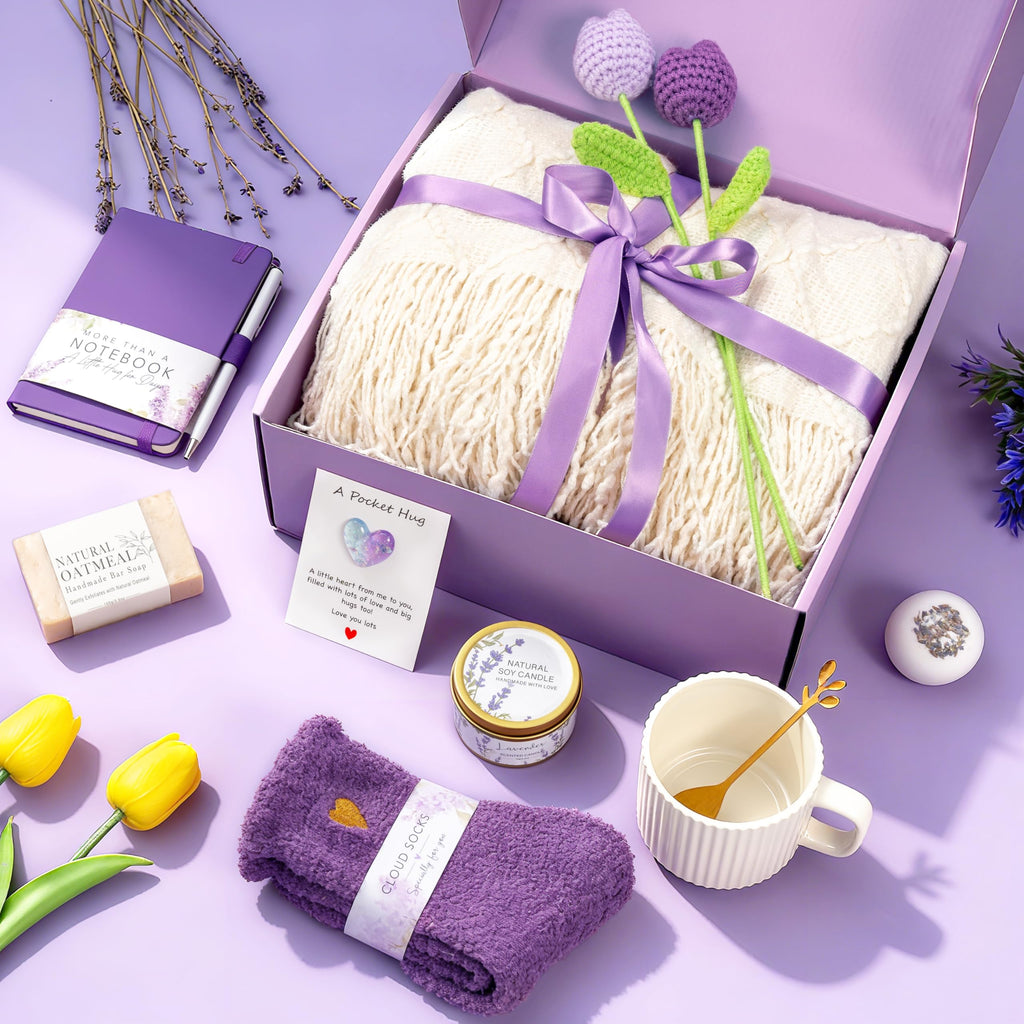 VKTASIMK Birthday Gifts for Women – Self-Care Gift Basket & Thinking of You Box