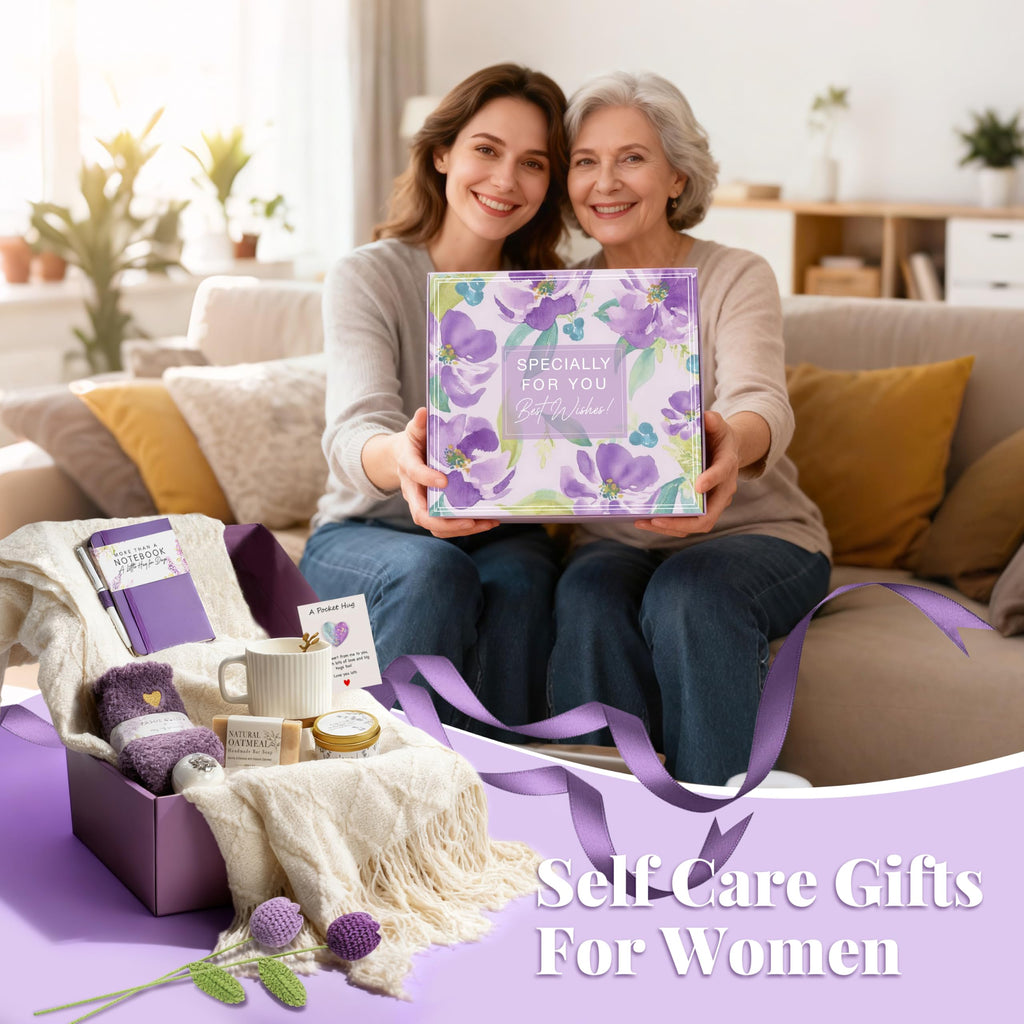 VKTASIMK Birthday Gifts for Women – Self-Care Gift Basket & Thinking of You Box