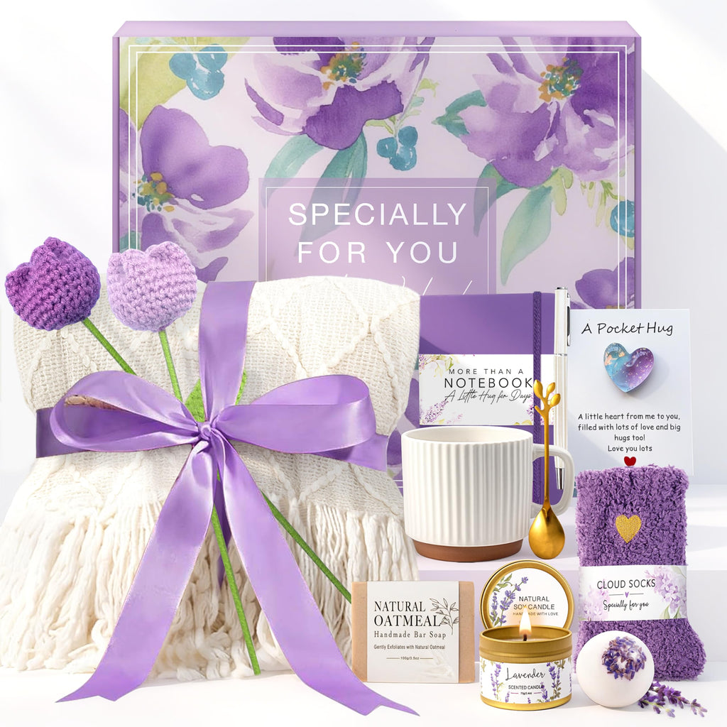 VKTASIMK Birthday Gifts for Women – Self-Care Gift Basket & Thinking of You Box