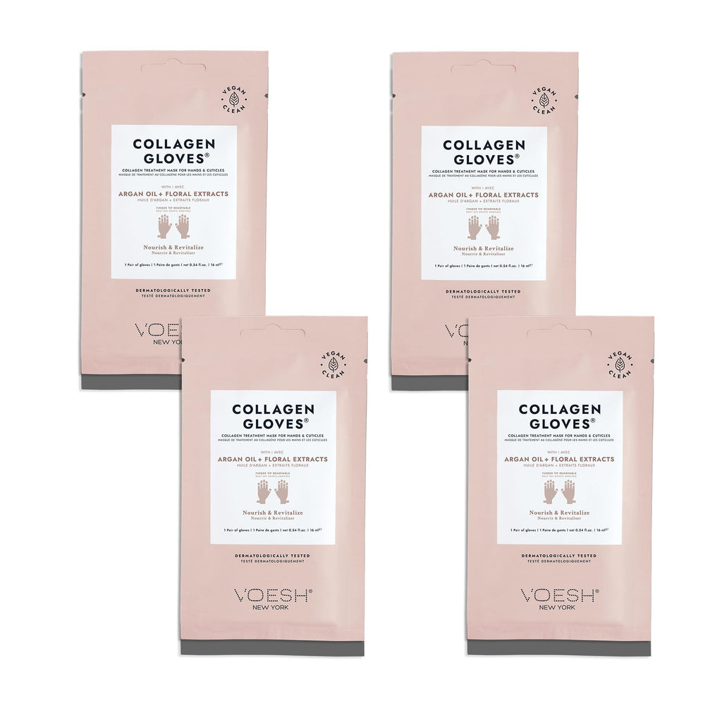 VOESH Collagen Gloves – Vegan Hand Masks (4 Pack) Hydrating Hand Care