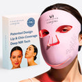 VogueNow LuminX Pro LED Light Therapy Mask – Full-Face Red & Near-Infrared Treatment for Wrinkles & Acne