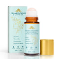 VOGUZY Frankincense & Castor Oil Rose Quartz Roller – Organic Cold-Pressed, 50ML/1.7oz