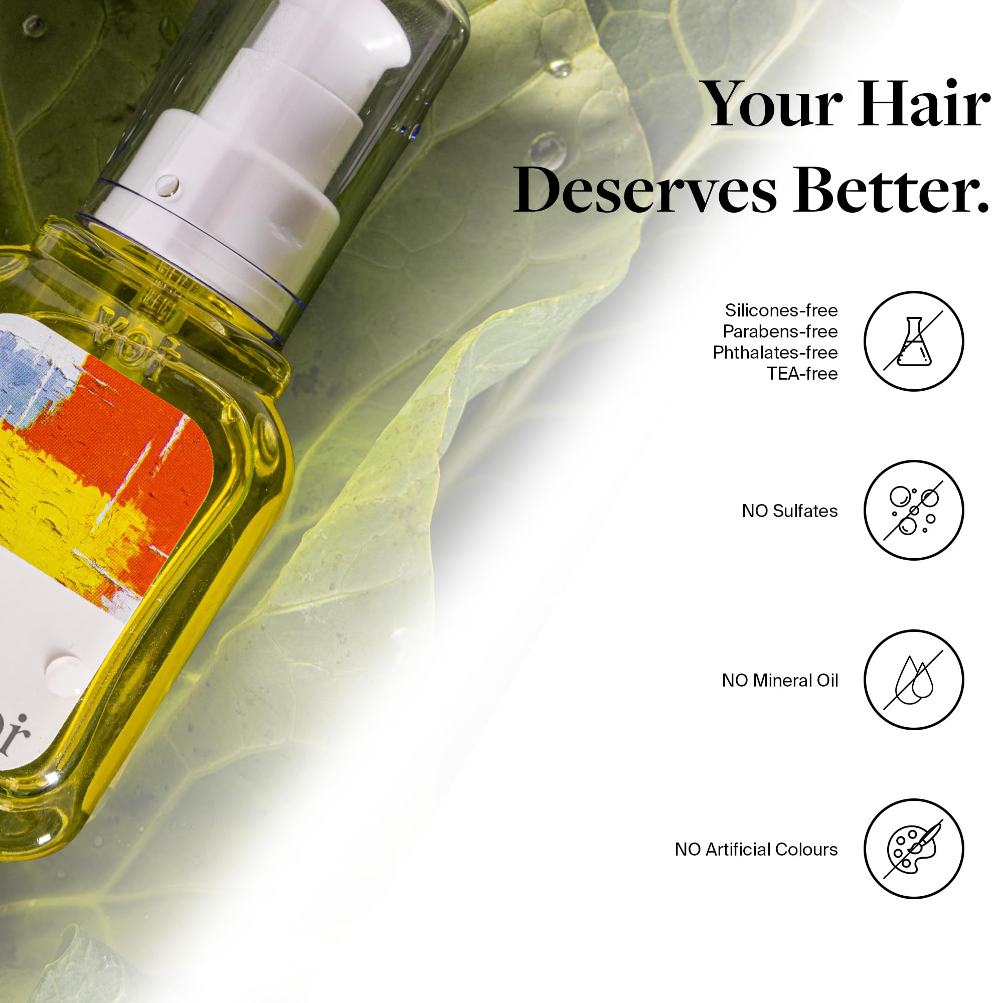 Voir Haircare Luxury Hair Oil – Deep Hydration, Frizz Control & Shine