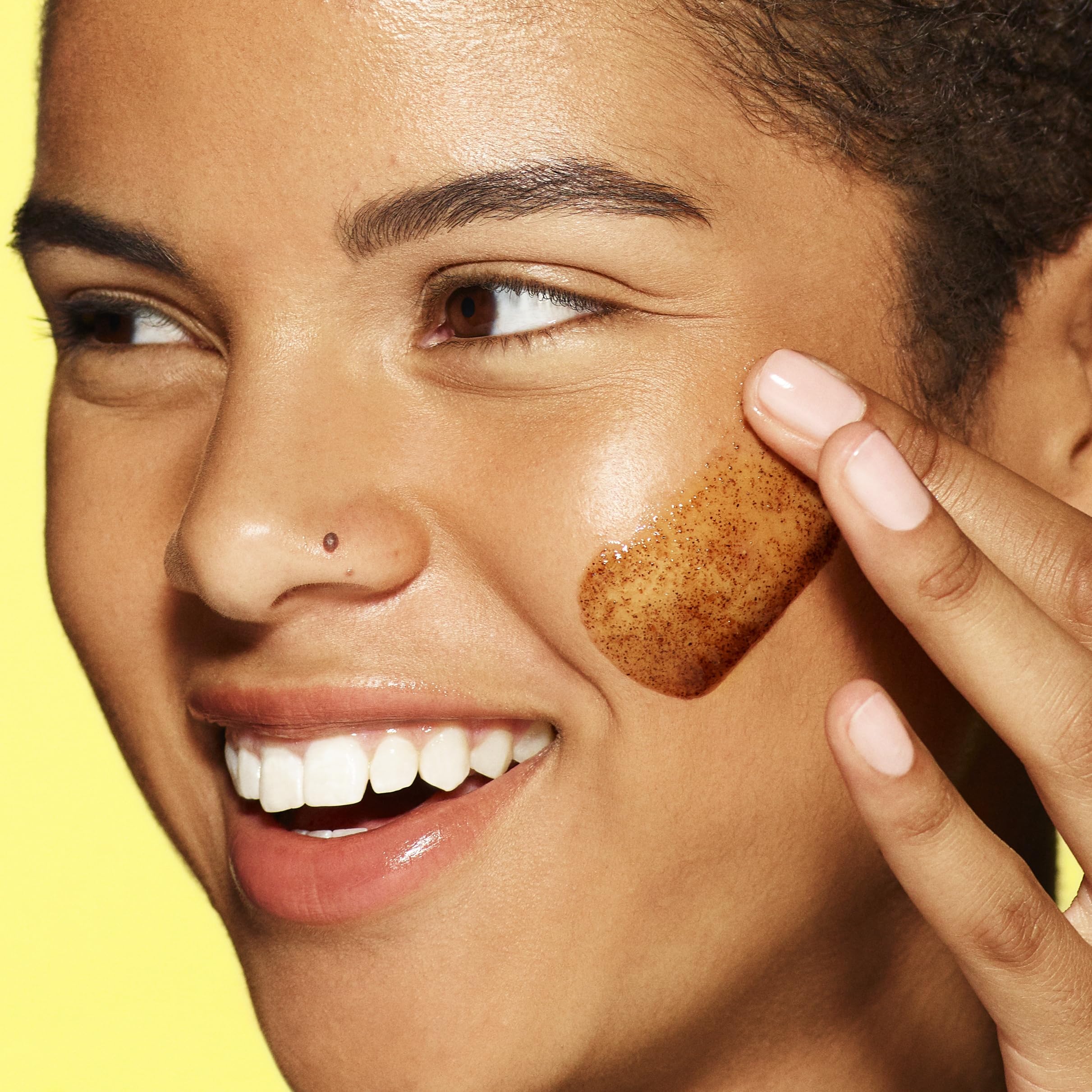 Volition Beauty Turmeric Brightening Polish with Oatmeal + Vitamin E | Exfoliating Scrub for Face & Body