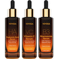 Voyoga Hyaluronic Acid Serum, Vitamin C Serum & Niacinamide Set – 3-Pack