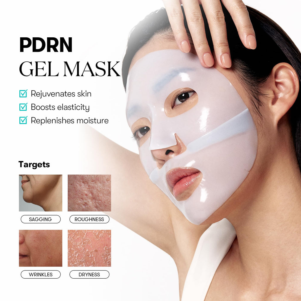 VT COSMETICS PDRN Hydrogel Mask – Overnight Nourishing & Rejuvenating (33g x 4ea)