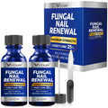 VTROUY Toenail Fungus Treatment Extra Strength – 2 Bottle Nail & Toe Solution with 25% Undecylenic Acid & Tea Tree Oil