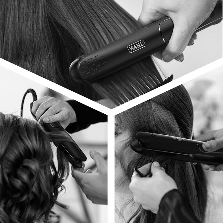 WAHL Pro Glide Straightener | Effortless Smoothness & Frizz Control | Special Edition Pink Orchid