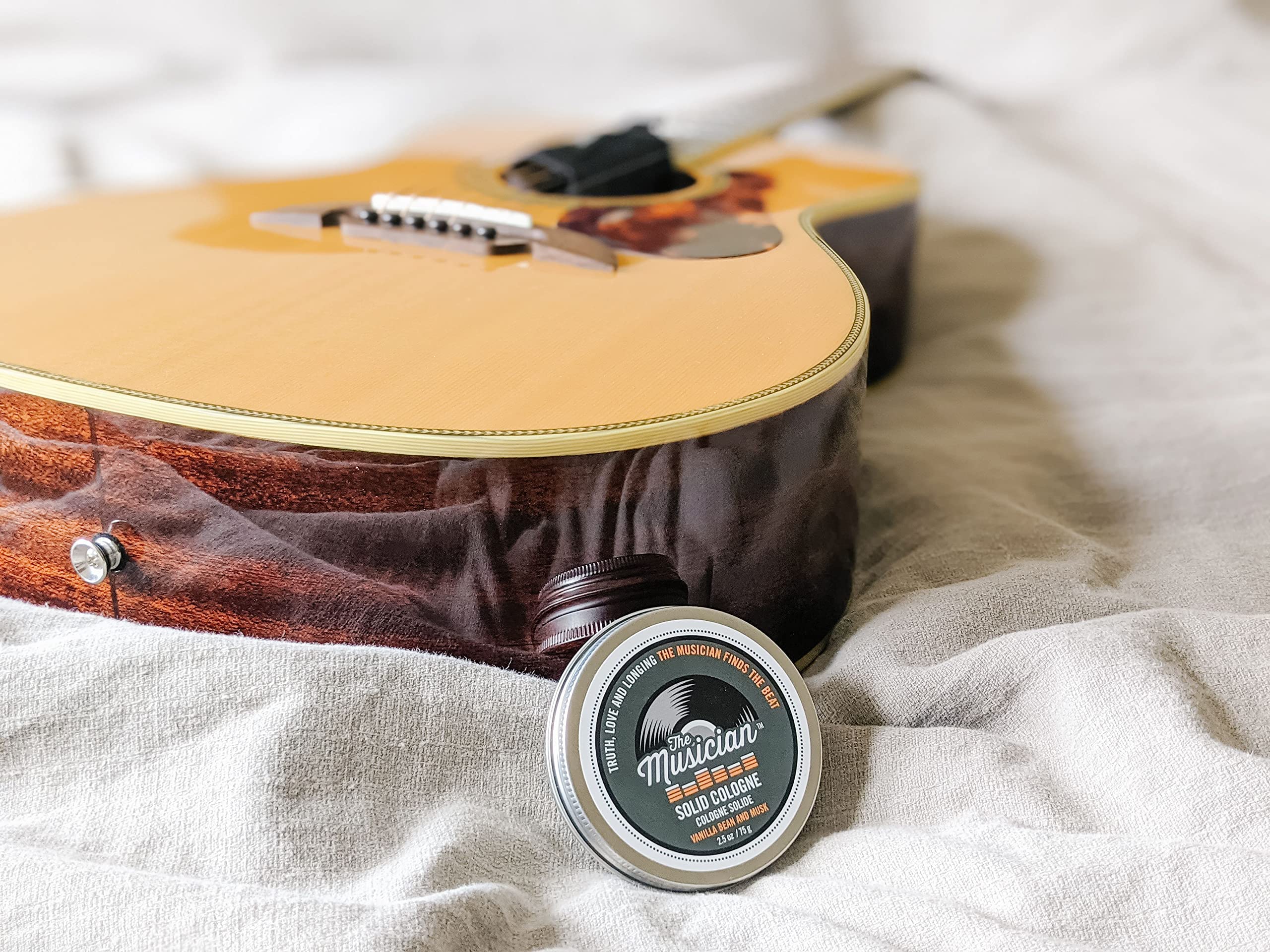 Walton Wood Farm The Musician Solid Cologne – 2.5 oz Travel-Ready Balm-Based Scent
