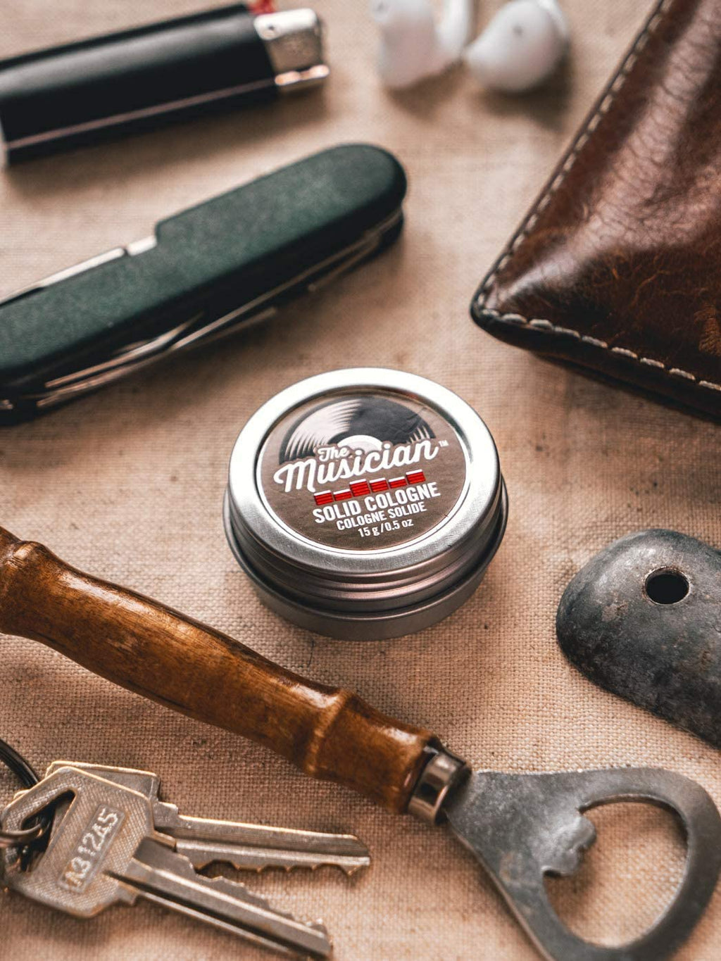 Walton Wood Farm The Musician Solid Cologne – 2.5 oz Travel-Ready Balm-Based Scent
