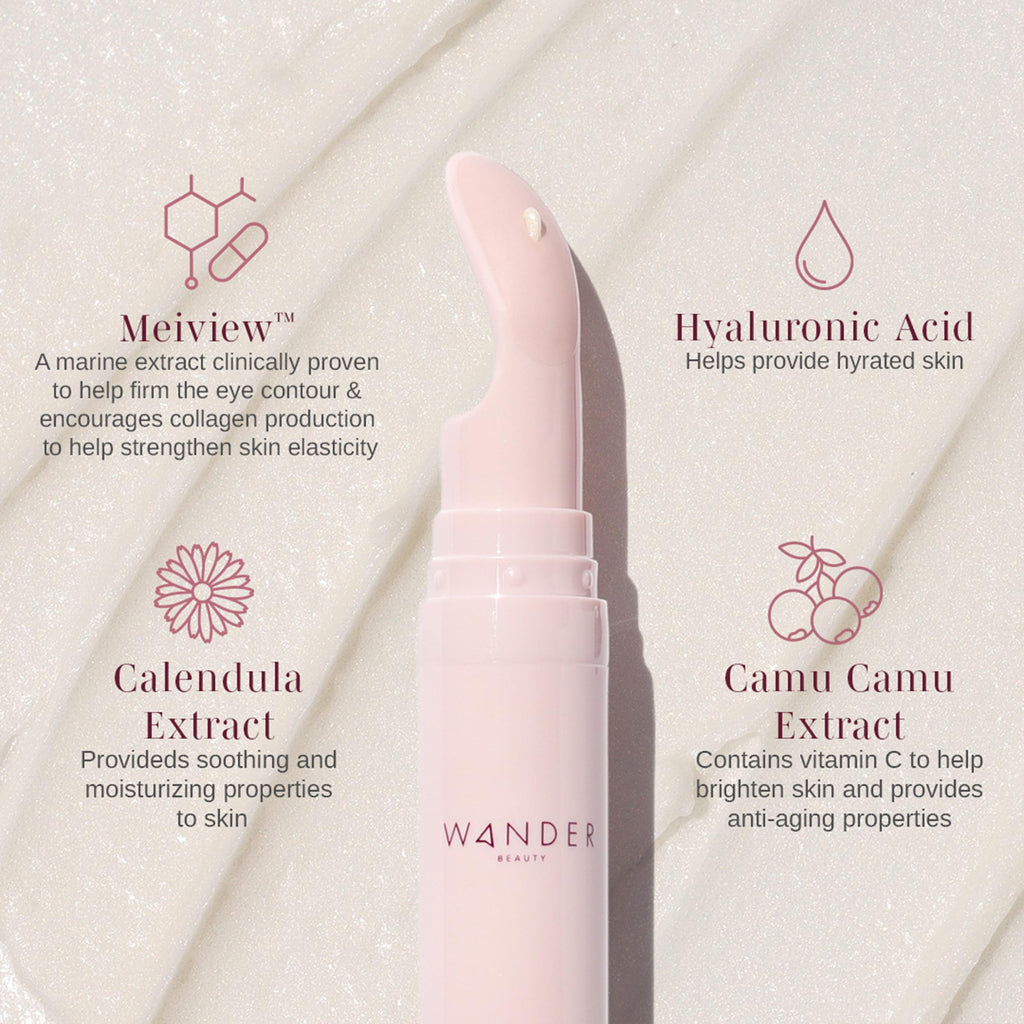 Wander Beauty Baggage Claim Everyday Eye Cream - Brighten, Tighten & Hydrate