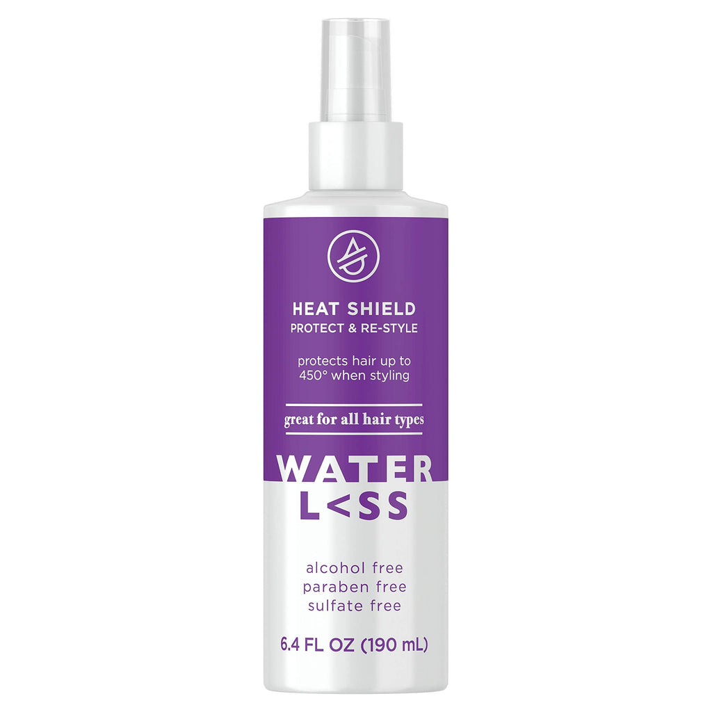 Waterless Heat Shield Protect & Re-Style – Sulfate-Free, Heat Protection Up to 450°F for All Hair Types | 6.4 Fl Oz