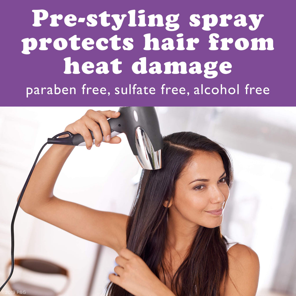 Waterless Heat Shield Protect & Re-Style – Sulfate-Free, Heat Protection Up to 450°F for All Hair Types | 6.4 Fl Oz