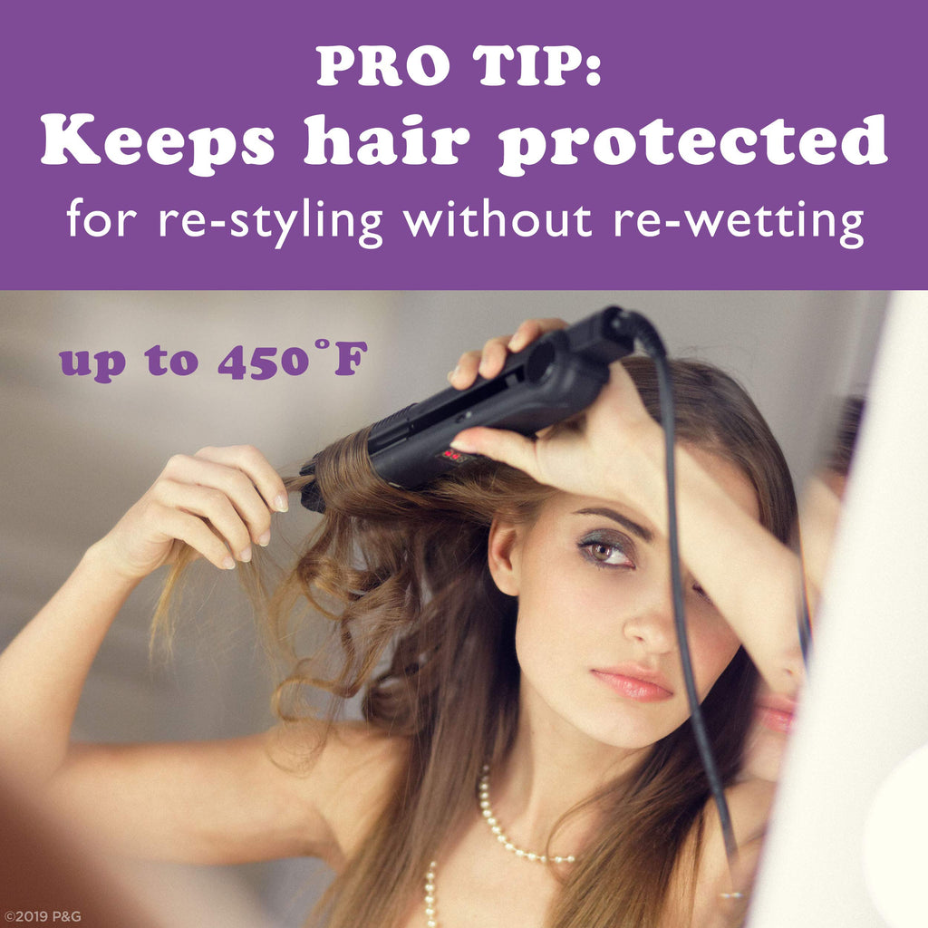 Waterless Heat Shield Protect & Re-Style – Sulfate-Free, Heat Protection Up to 450°F for All Hair Types | 6.4 Fl Oz