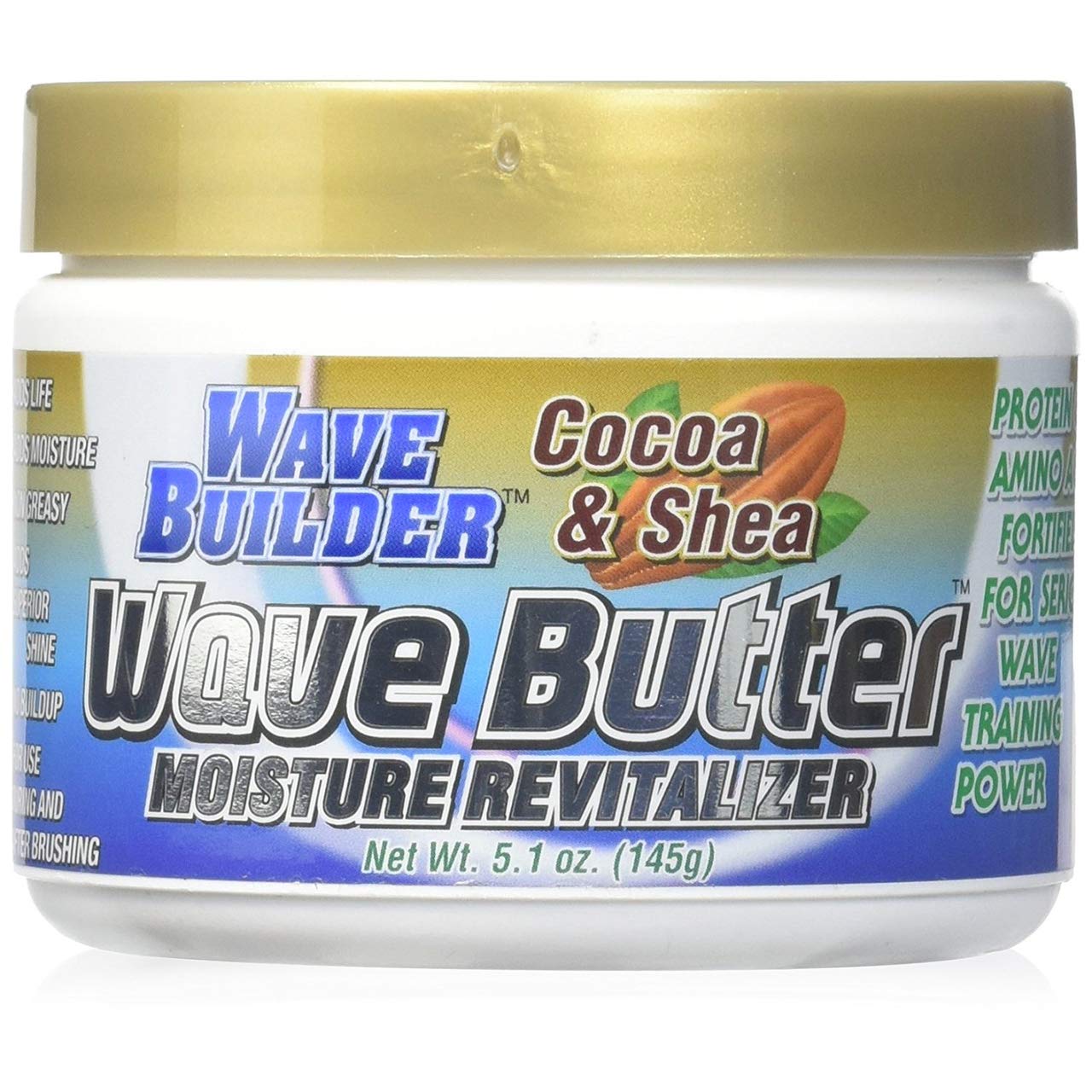 WaveBuilder Cocoa & Shea Butter Moisture Revitalizer – 4.8 oz (Pack of 4)