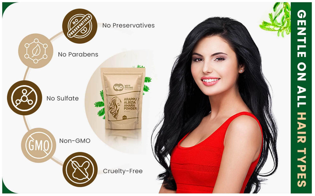 WAY 4 ORGANIC W4O Arappu Powder 8 Oz – Natural Hair Care & Scalp Support