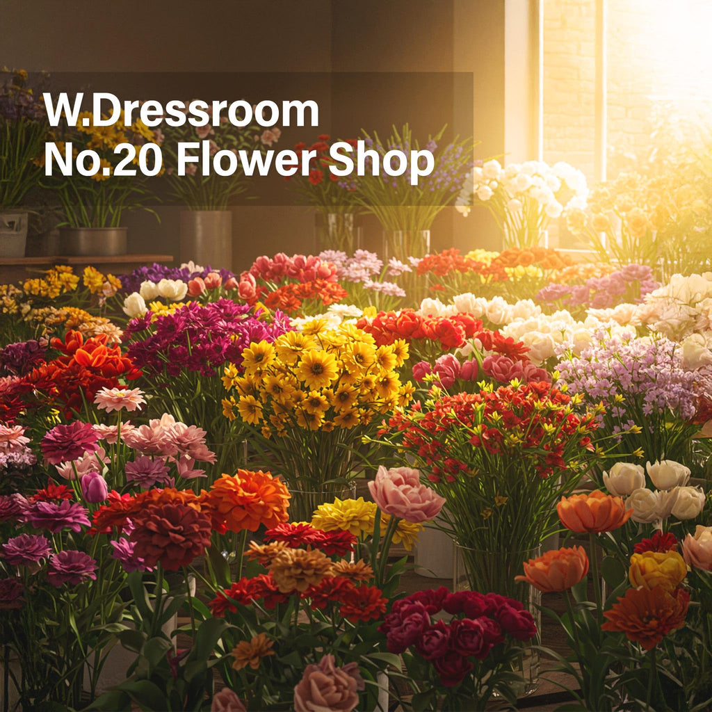 W.Dressroom Moisturizing Hand Cream – Quick-Absorb, Non-Greasy Korean Hand Lotion, Travel Size 50 ml No.20 Flower Shop Scent