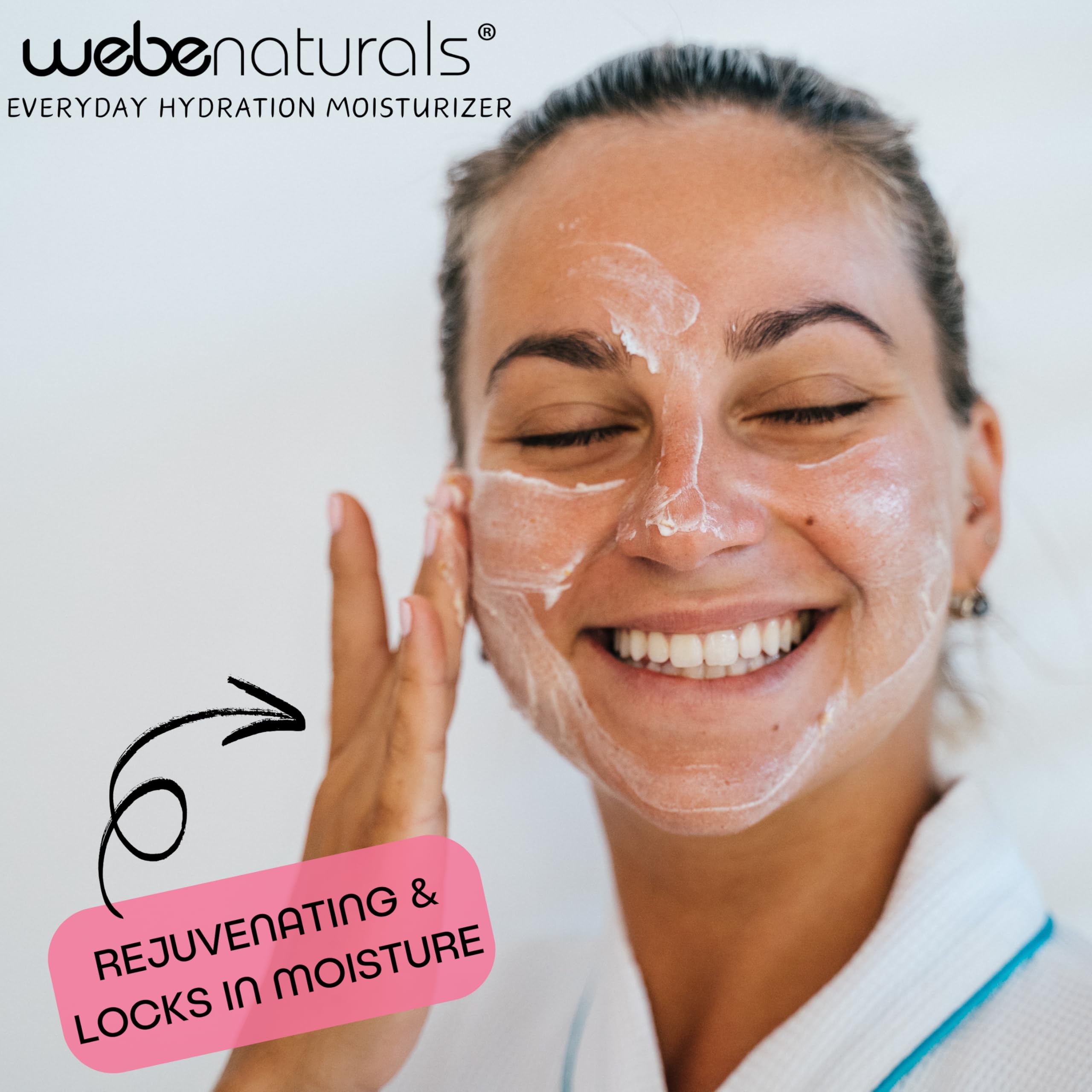 WEBE Hydration Snail Mucin Moisturizer | Hyaluronic Acid, Retinol & Peptides Anti-Aging Cream