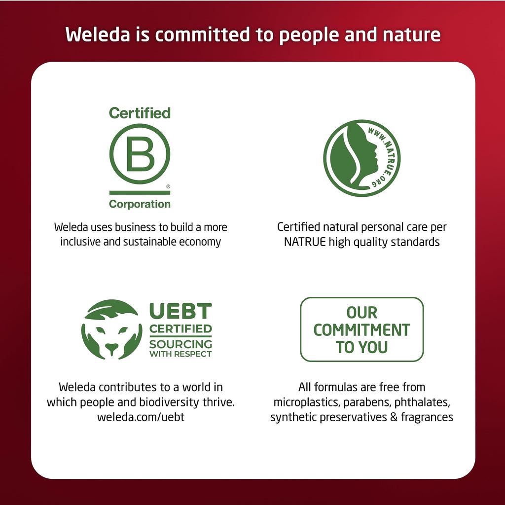 Weleda Face Care Plumping Serum – Plant Rich Serum with Pomegranate & Maca