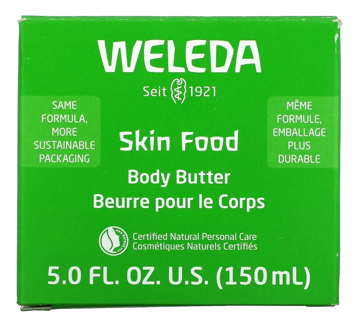 Weleda Skin Food Body Butter – 5 oz in Sustainable Glass Jar