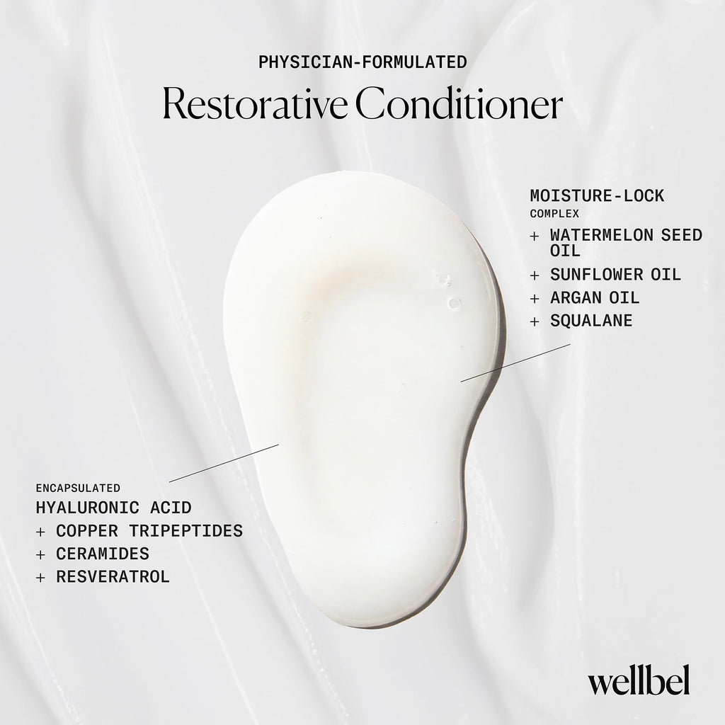 Wellbel Restorative Conditioner – Lightweight Hydration with Hyaluronic Acid & Peptides