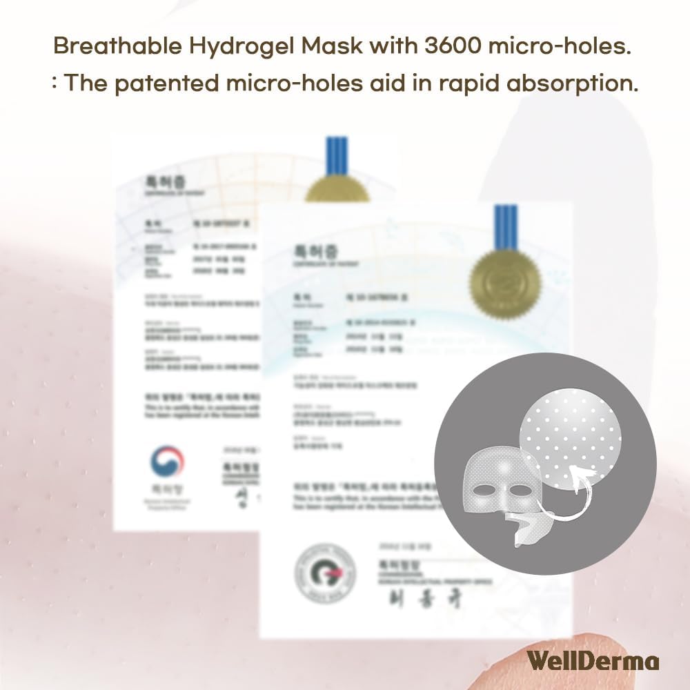 WELLDERMA Sapphire Collagen Mask – Hydrating & Firming Hydrogel (25g x 4)