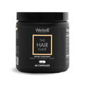 WelleCo The Hair Elixir – Vegan Hair Care Supplement with Biotin, Iron, Zinc & Rhodiola (60 Capsules)