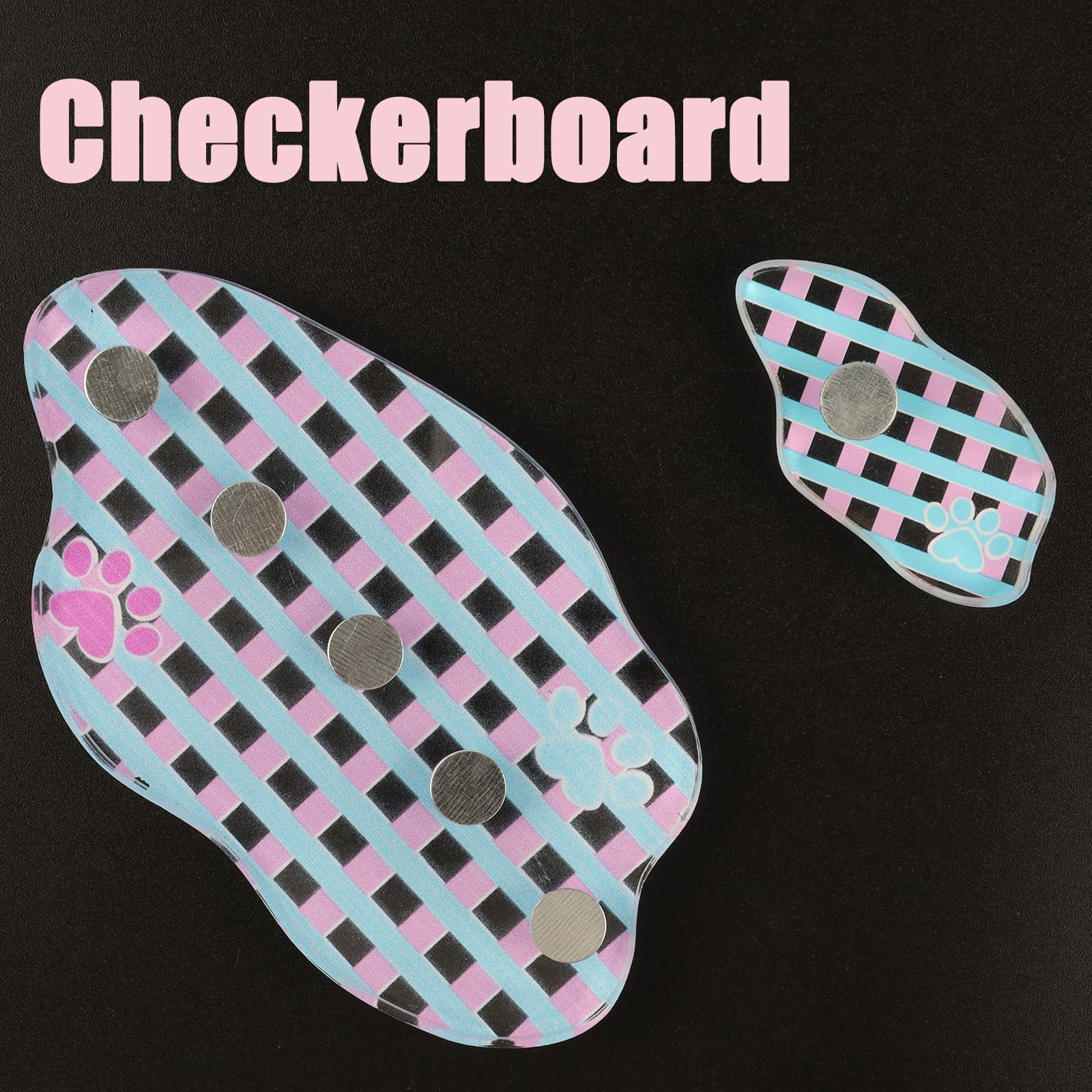 Wellquinn Nail Stand for Press On Nails – Checkerboard Magnetic Display