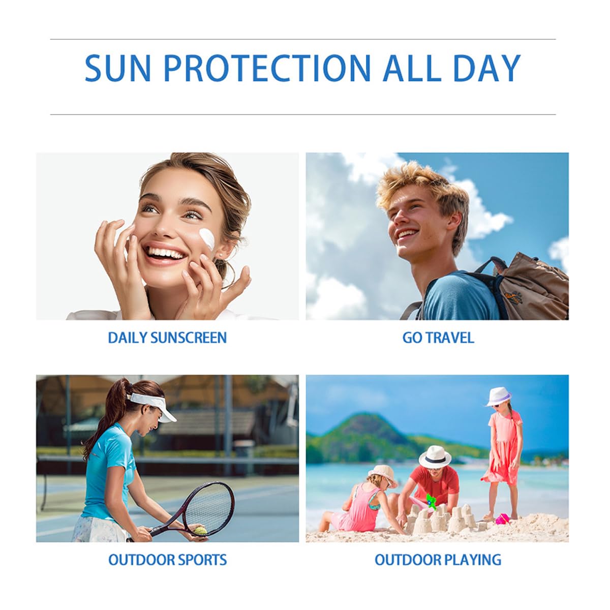 WenFeng Centella Sunscreen SPF 50 – No White Cast, Long-Lasting Hydration