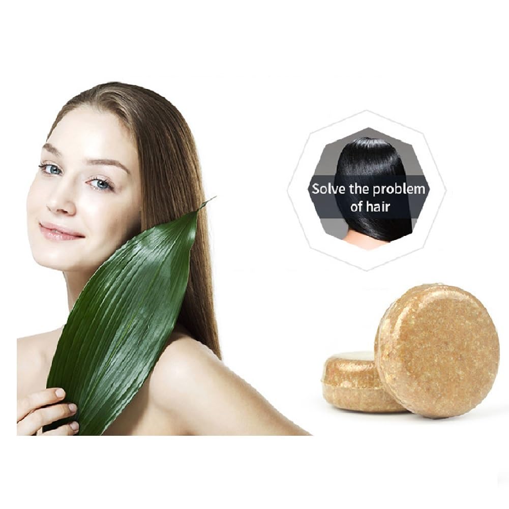 WenFeng Ginger Shampoo Bar – 2 Pcs Natural Hair Growth for Men & Women