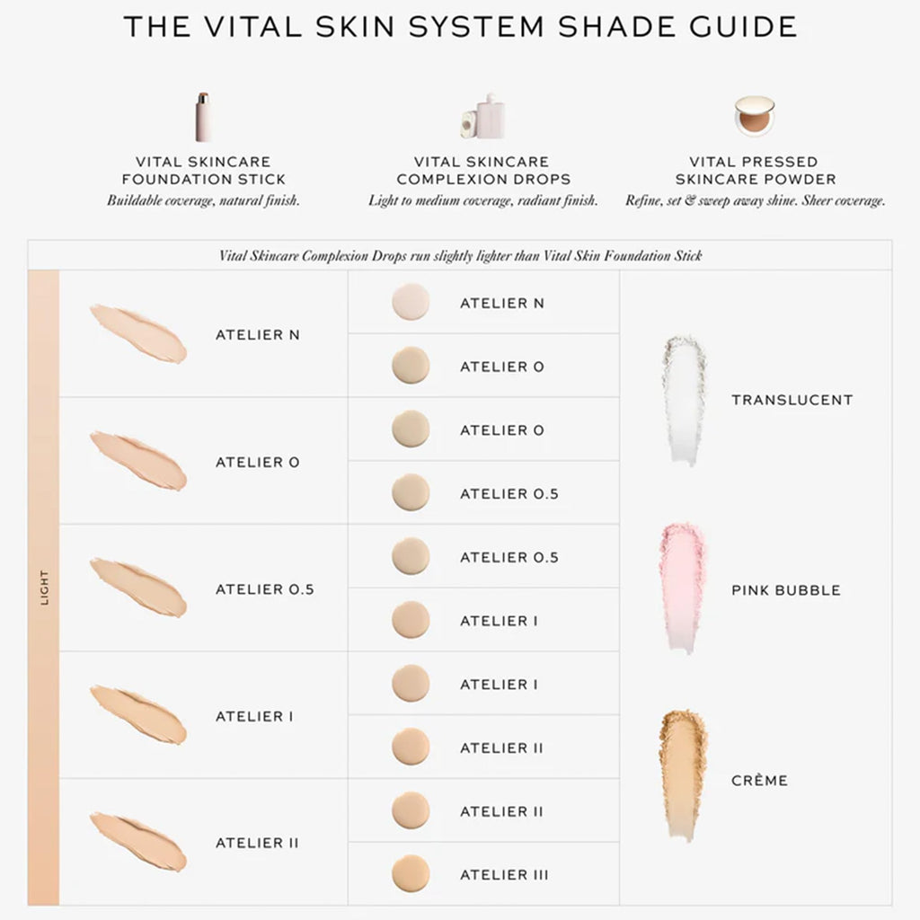 Westman Atelier Vital Skincare Complexion Drops – Atelier 0.5, 1 fl oz | Hydrating Skin Tint
