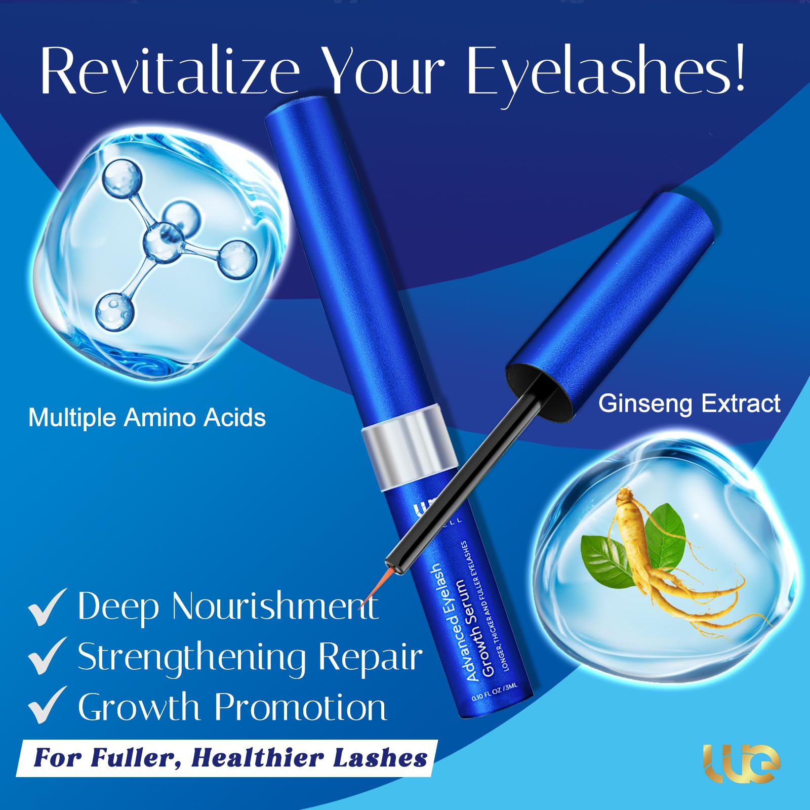 Wewell Advanced Eyelash Growth Serum – Thicker, Longer Lashes (3ml)