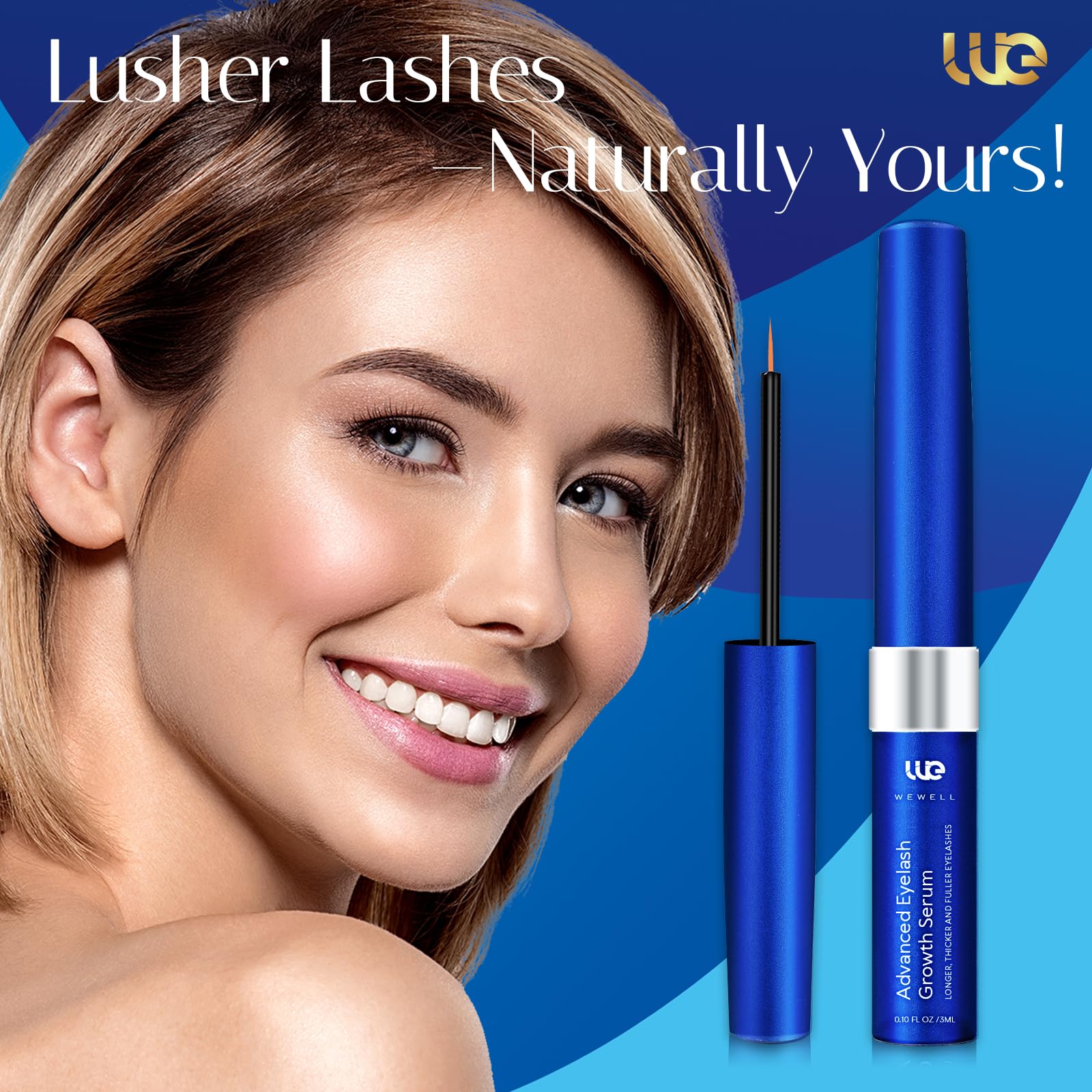 Wewell Advanced Eyelash Growth Serum – Thicker, Longer Lashes (3ml)