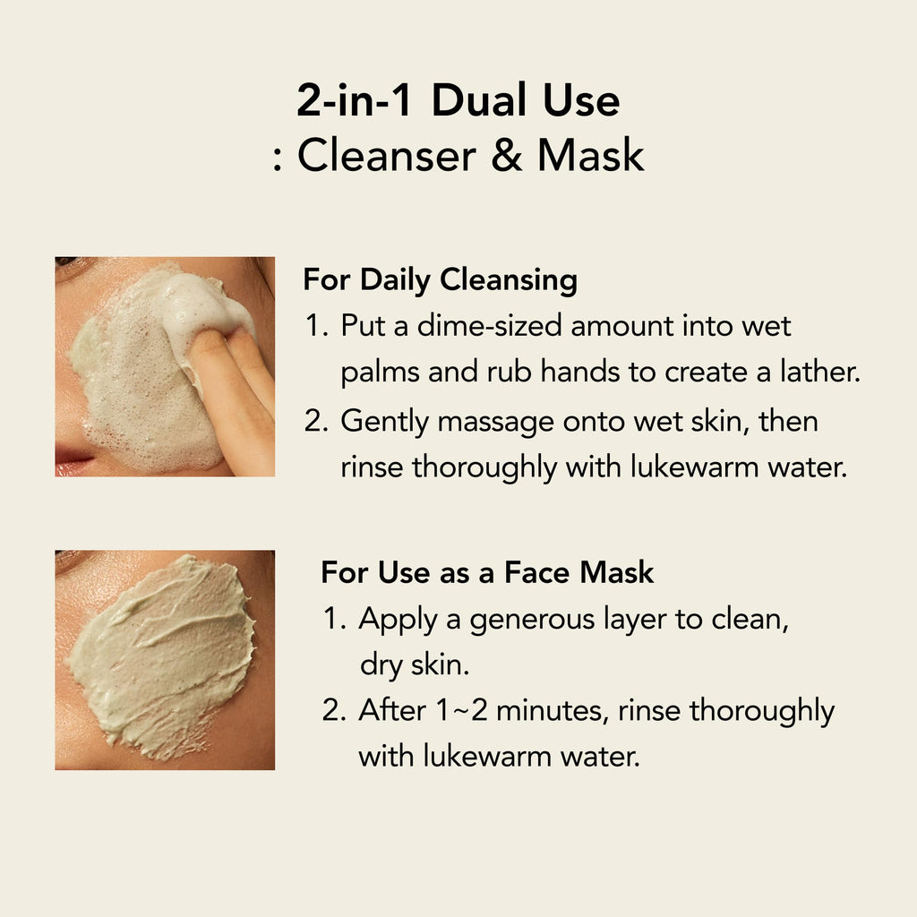 Whipped Korean Skincare Face Wash – Vegan Deep Cleansing for Oily Skin (Niacinamide, Hyaluronic Acid, Ceramide) 4.5 oz