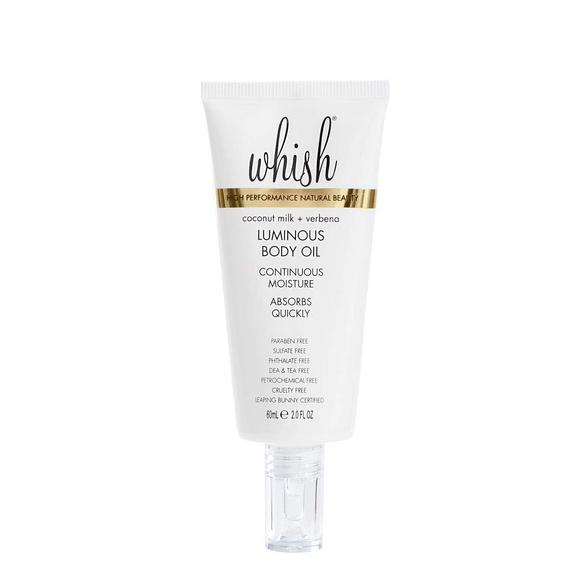 Whish Coconut Milk + Verbena Luminous Body Oil – Hydrating, Peptide-Enhanced