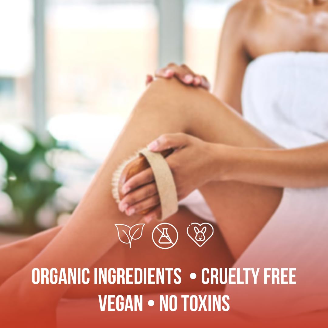 White Naturals Organic Rose & Sea Buckthorn Scrub | Exfoliating Face & Body Care