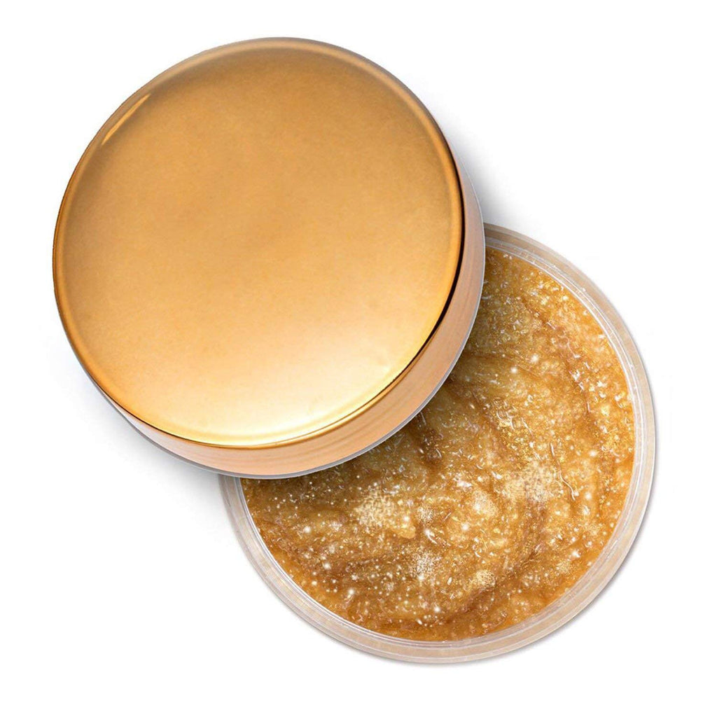 White Naturals 24K Gold Body Scrub – Exfoliating Sugar Scrub for Radiant Skin