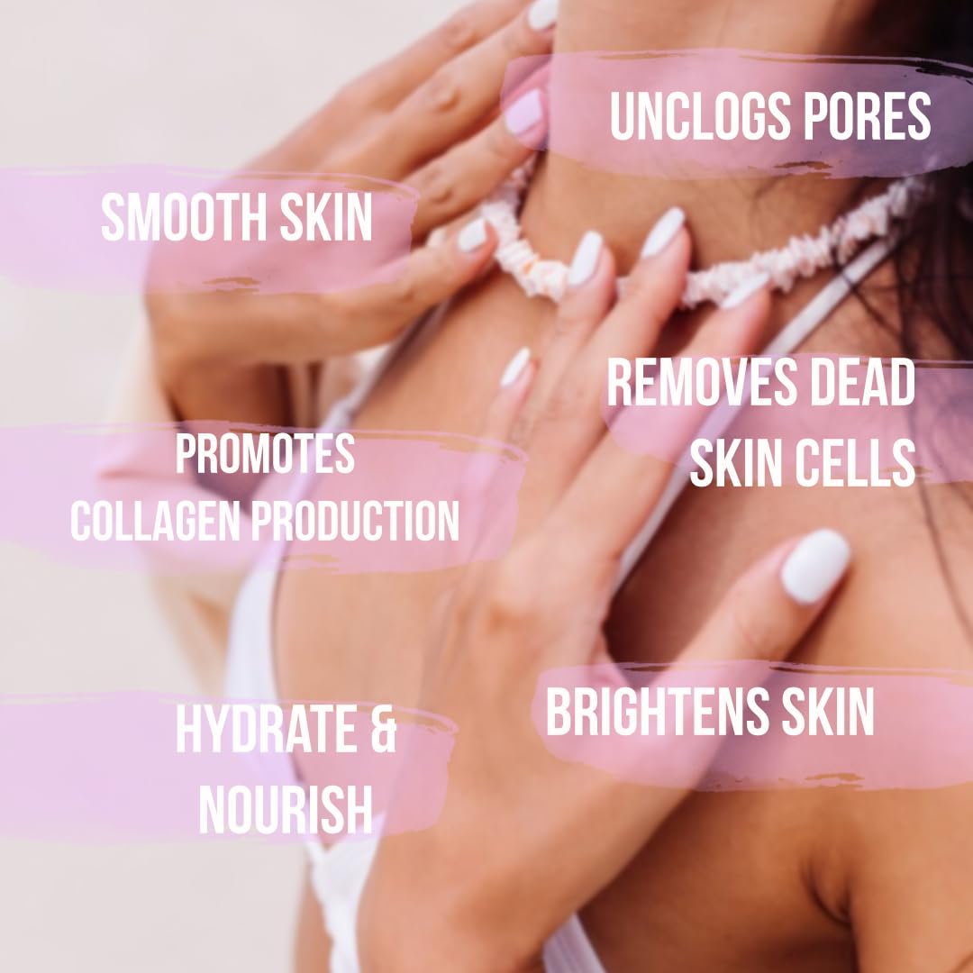 White Naturals Blueberry Body Scrub – Organic Exfoliant for Soft Skin