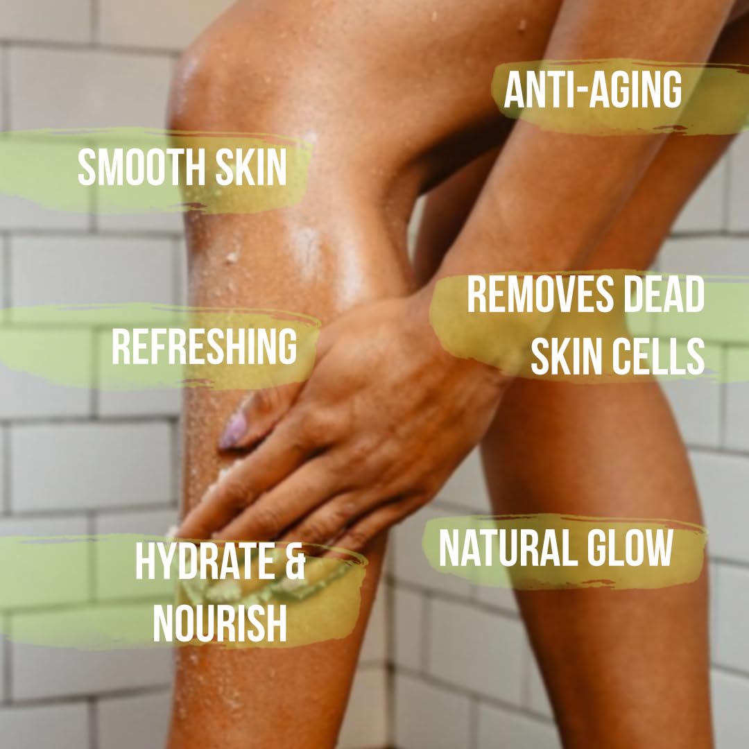 White Naturals Organic Pink Watermelon Body Scrub – Gentle Exfoliation & Hydration