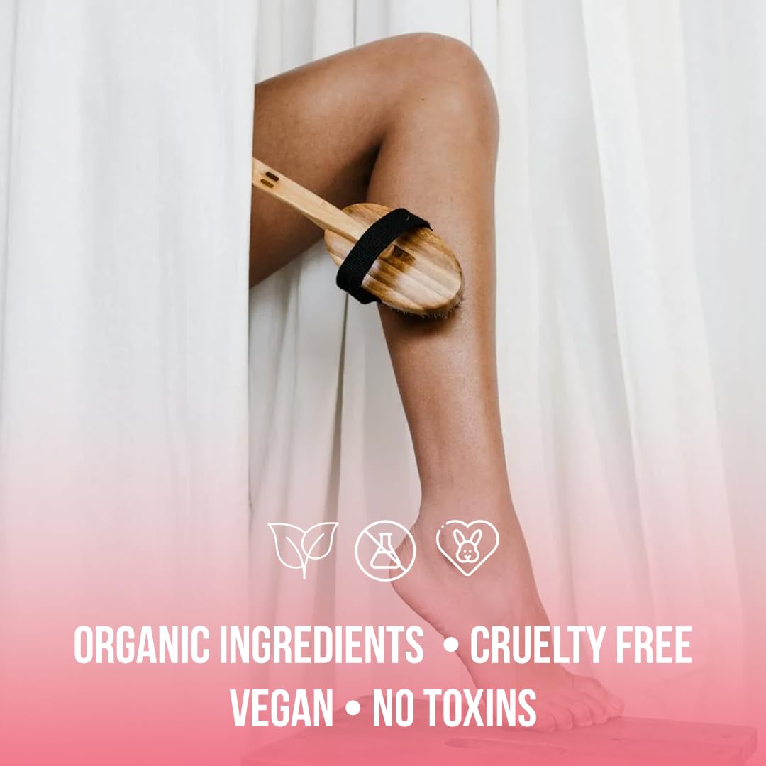 White Naturals Organic Pink Watermelon Body Scrub – Gentle Exfoliation & Hydration
