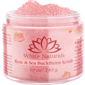 White Naturals Organic Rose & Sea Buckthorn Scrub | Exfoliating Face & Body Care