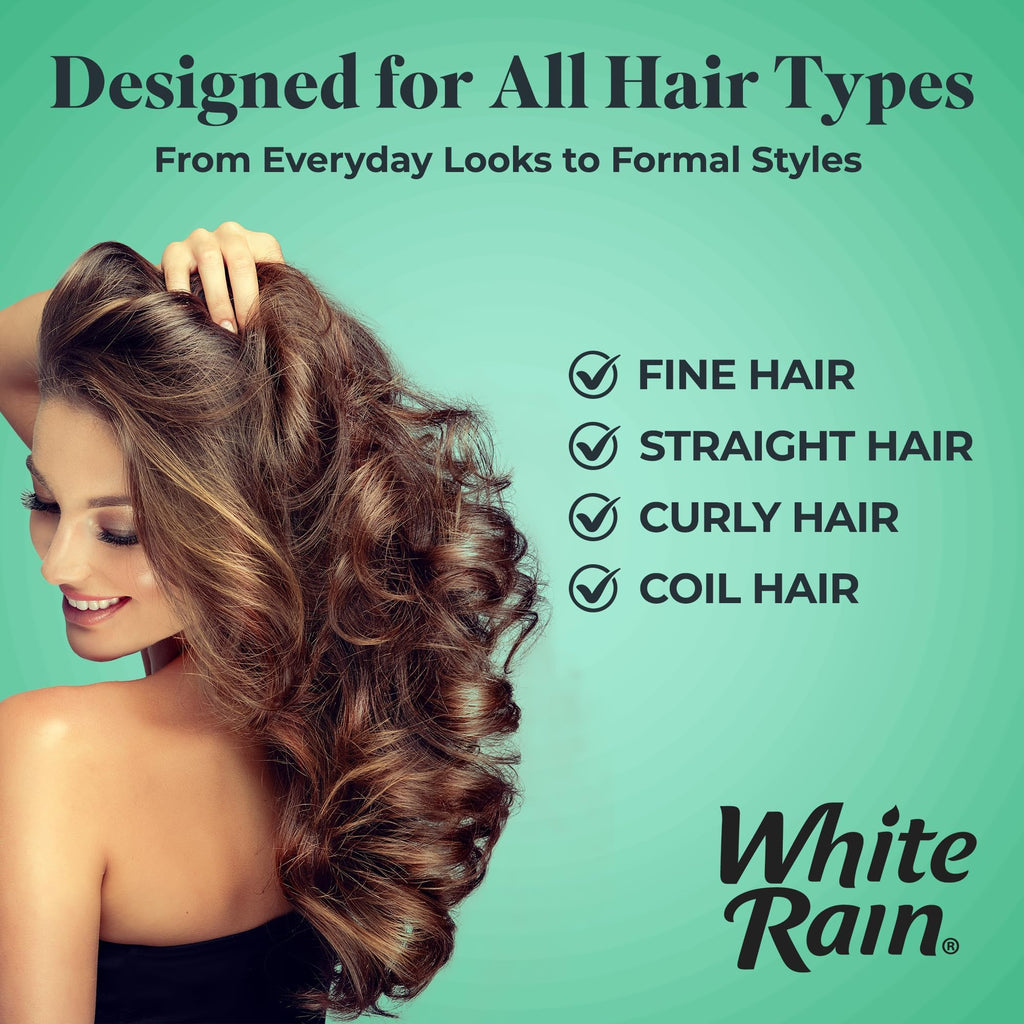 White Rain Extra Hold Unscented Hairspray — Fragrance-Free, Humidity-Resistant, 7 oz (Pack of 12)